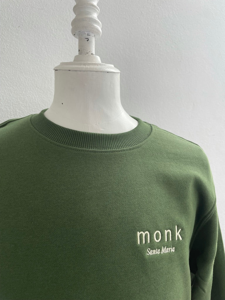 Unisex Crew Sweatshirt - Forest Green – monk surf