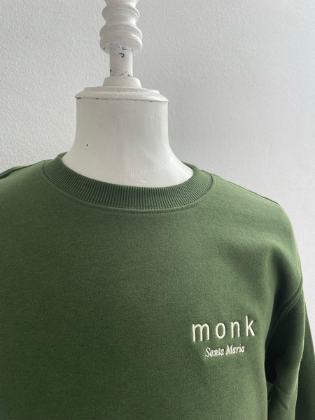 Unisex Crew Sweatshirt - Forest Green – monk surf