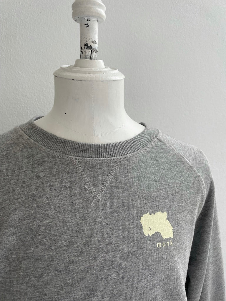 Unisex Vintage Terry Sweatshirt- Grey