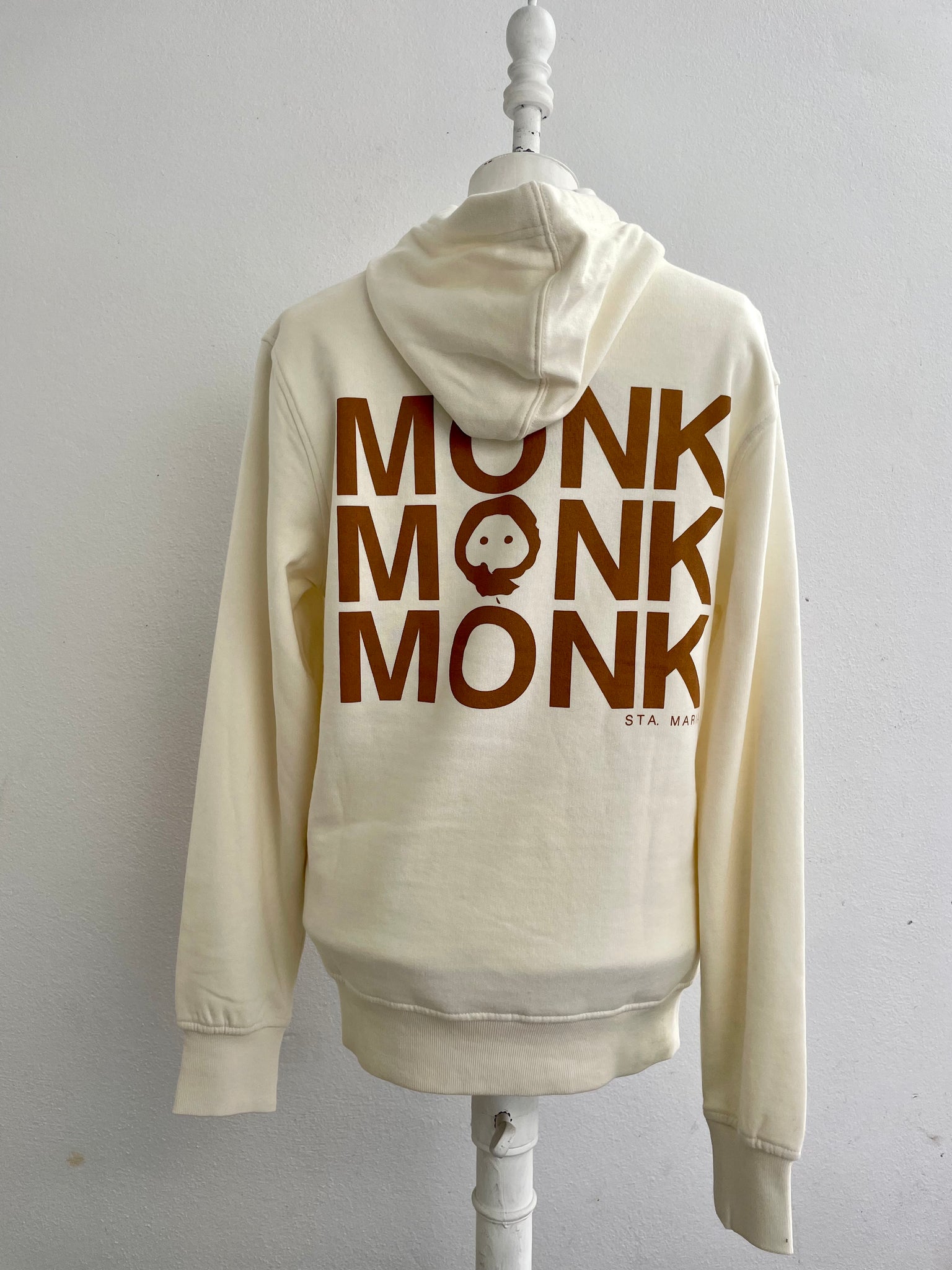 Unisex Triple Monk Hoodie - Cream