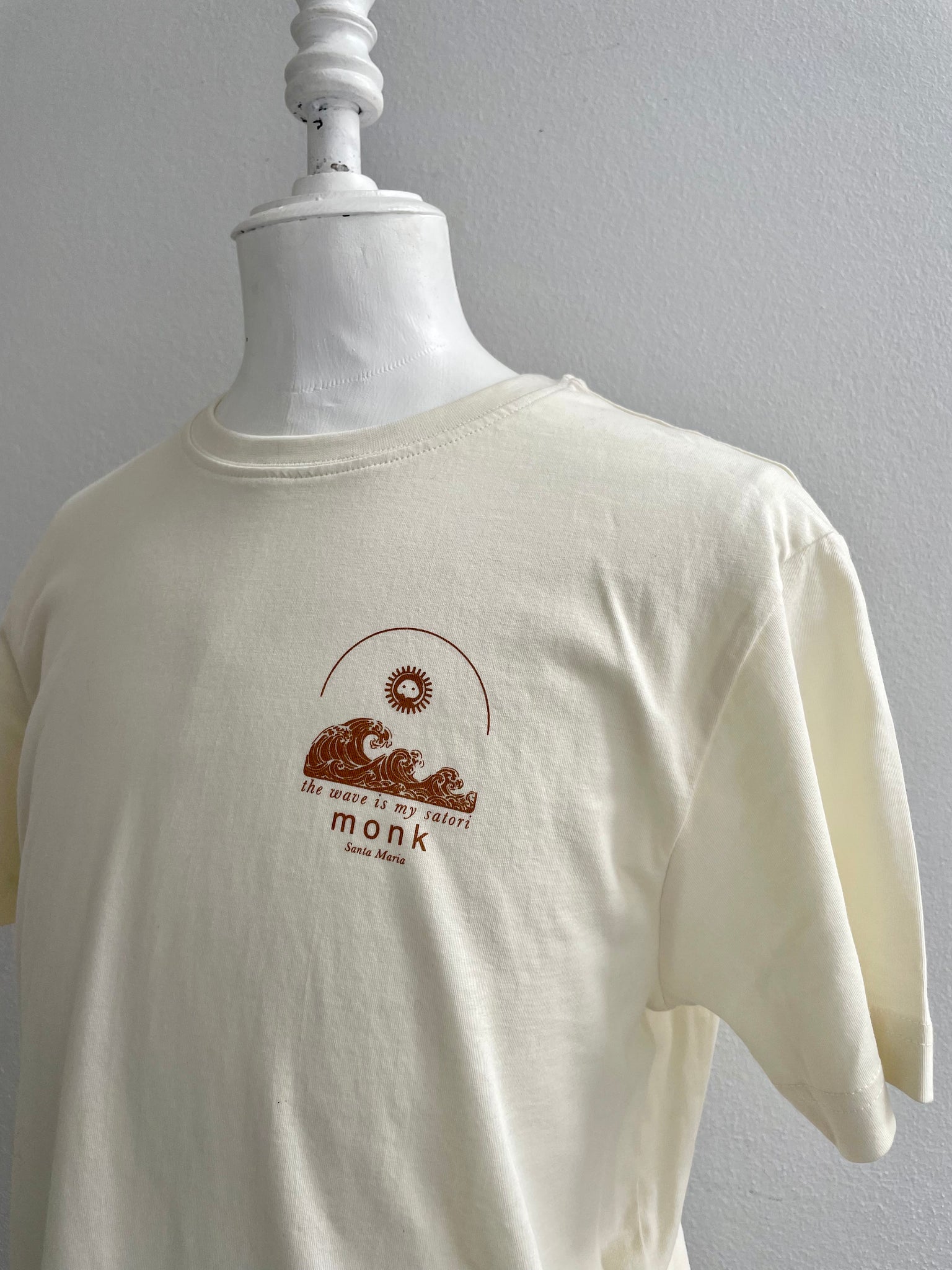 Unisex Monk Satori T-shirt - Cream