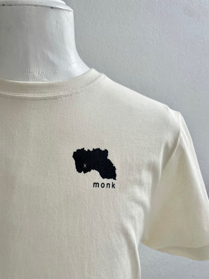 Unisex Monk Island T-shirt - Cream